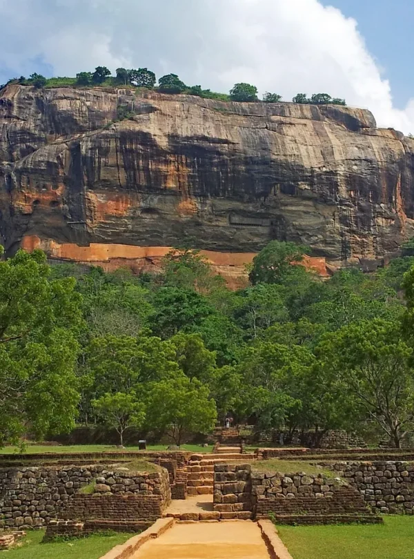 Sigiriya Rock Fortress visited on a Sri Lanka cultural tour