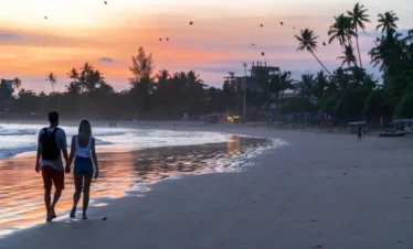 Sri Lanka honeymoon beach sunset south coast