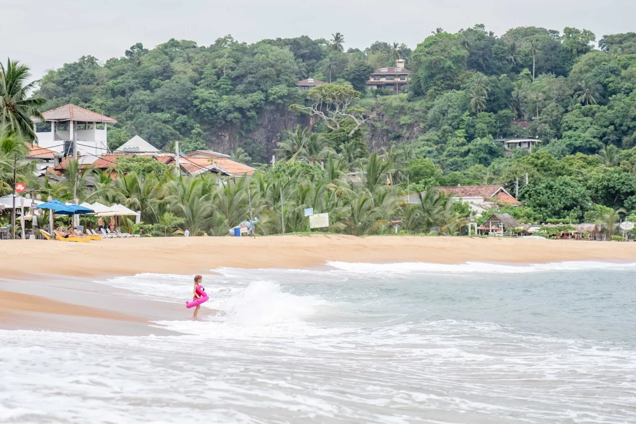 Hikkaduwa beach
